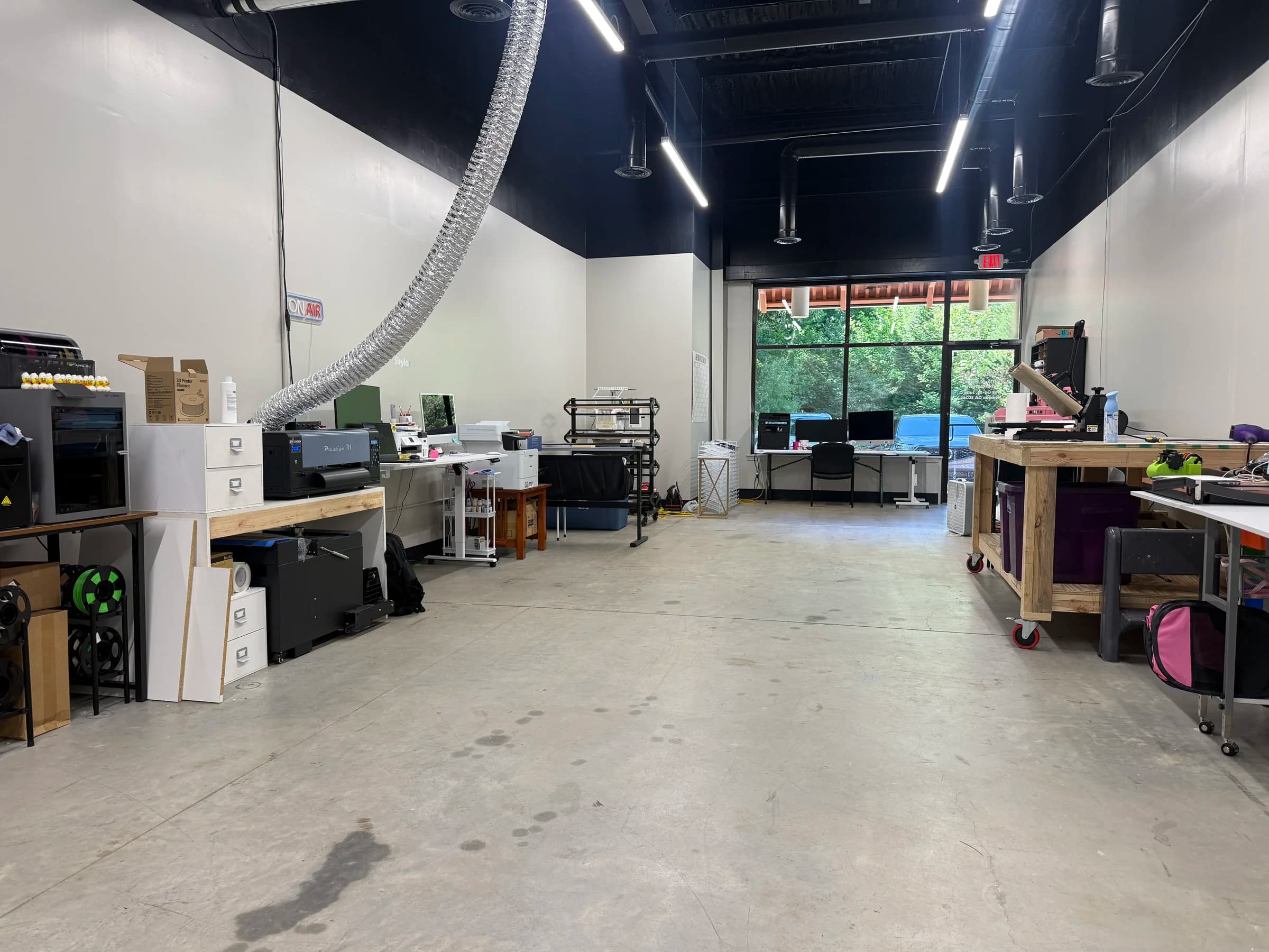 Color Pop's Suite G production floor in Newnan